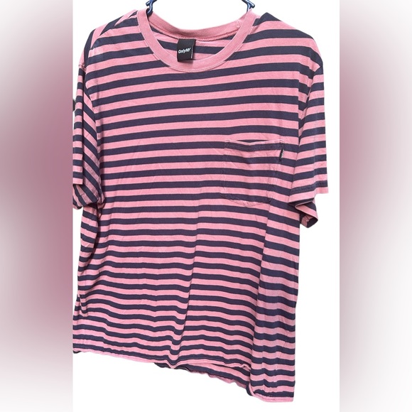 OnlyNY Striped Mens Large Crew Neck Shirt - Picture 1 of 7